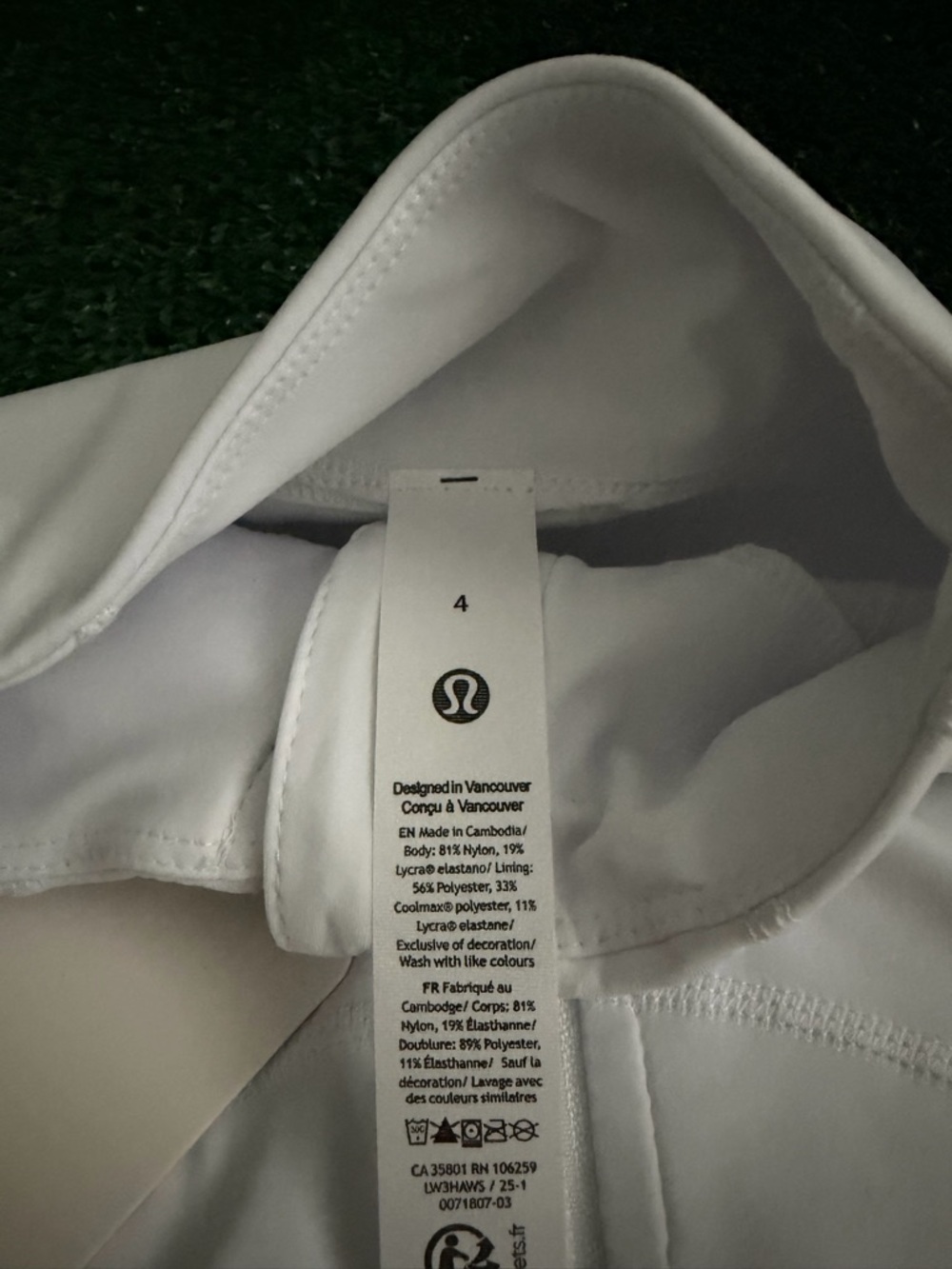 lululemon athletica White Women's Jacket & Leggings Set - Picture 3 of 3